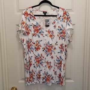 Floral Stretch Challis Corset Top 3X Torrid